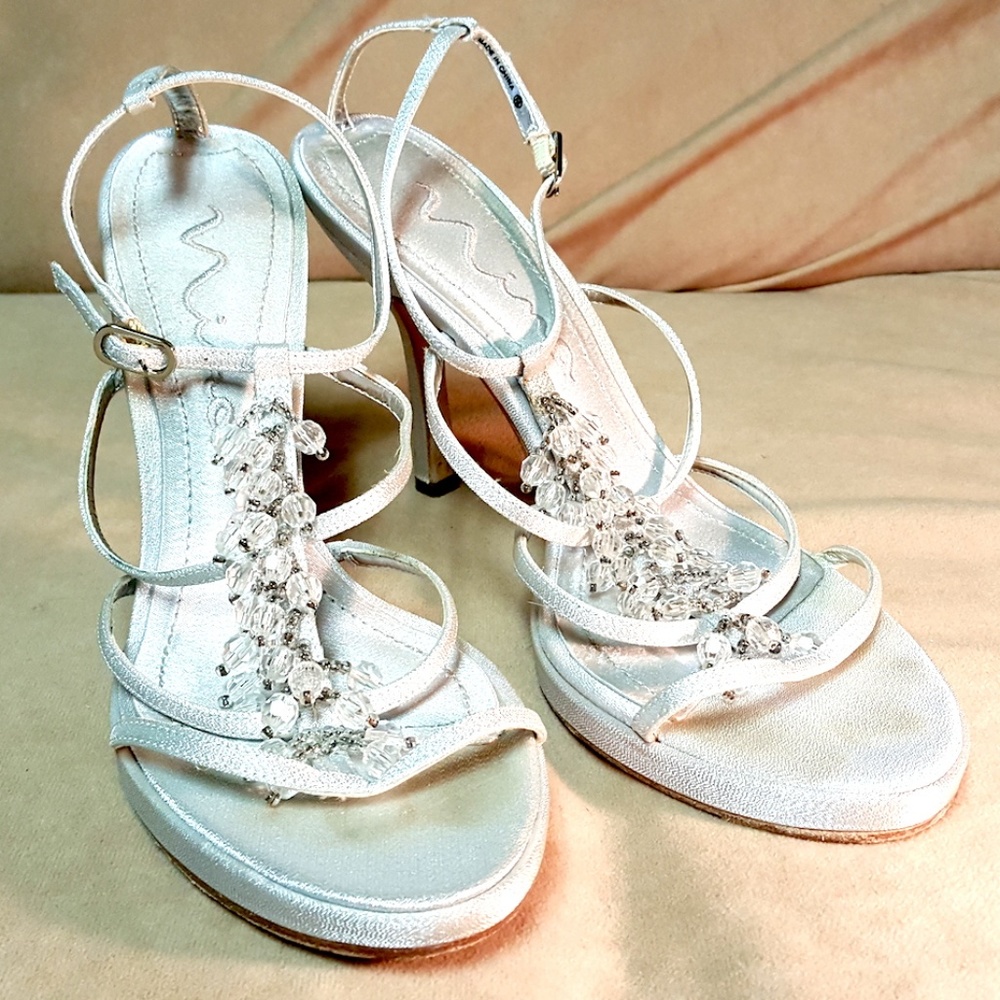 Silver Nina Formal Sandals